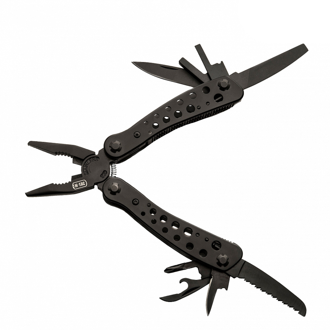 M-Tac Multitool - RVS - Compact - Zwart - Afbeelding 3