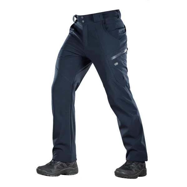 M-Tac - Softshell winterbroek - Fleece binnenvoering - M, Dark Navy Blue