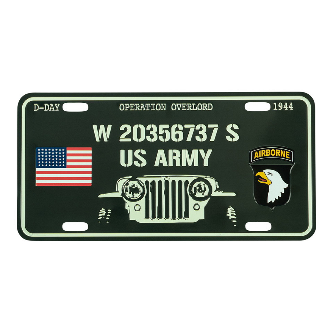 Nummerplaat Willys Jeep