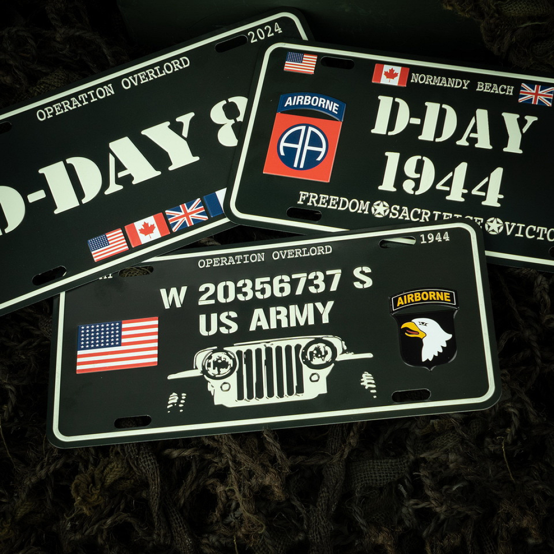 Nummerplaat Willys Jeep - Afbeelding 3
