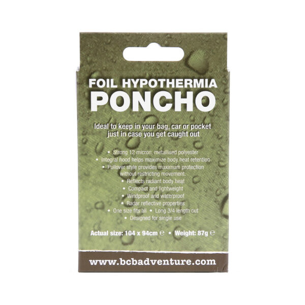 Emergency poncho BCB CL202 - Afbeelding 2